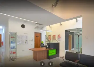 Reception and waiting area at Wightwick Dental Practice in Wolverhampton